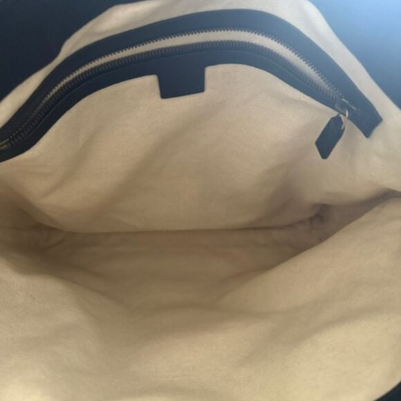 Gucci Ophidia Navy Blue Velour Tote - Picture 7 of 13